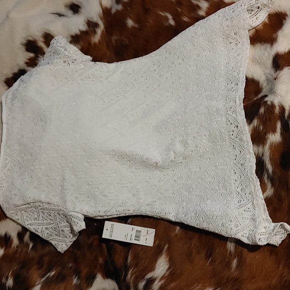 3/$25 Notations Petite Lace Shirt Sz PXS - Picture 4 of 5